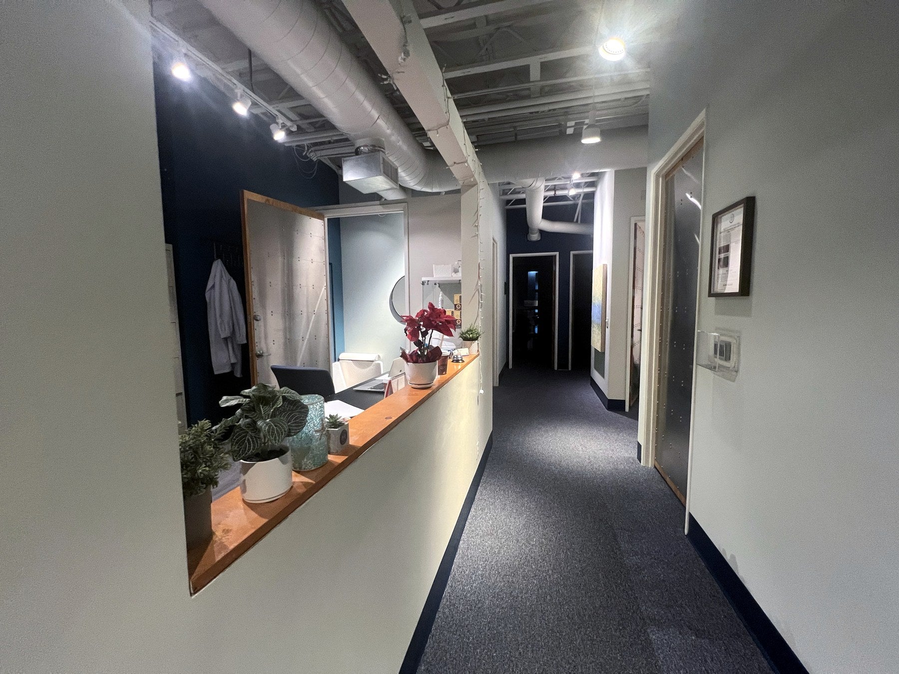 Reception area at Balance Healthcare in Santa Monica