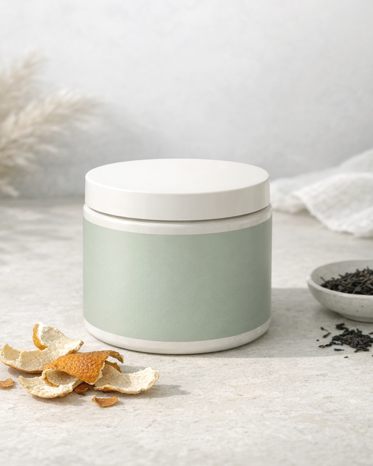 Steady Qi scoopable powder jar mockup