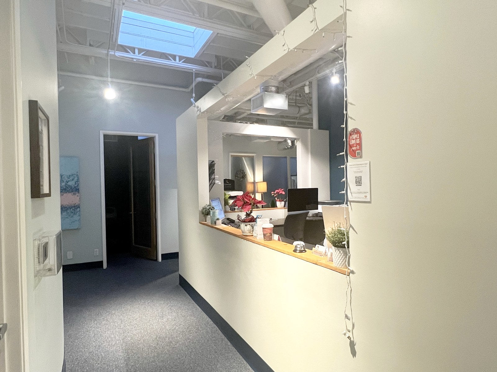 Balance Healthcare front desk and waiting area